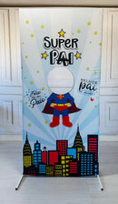 Painel Vazado Retangular Interativo + Estrutura Metálica dia dos pais