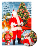 Painel mais estrutura Interativo Para Festas 3d Fotos Feliz Natal 1,5x2,2m