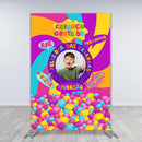 Painel Vazado Retangular Interativo + Estrutura Metálica Dia das crianças